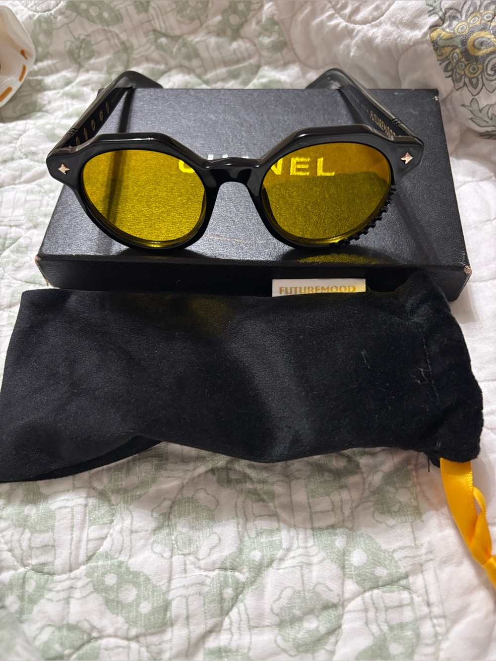 Futuremood sunglasses retail brand-new for prices ranging from $150 to $295 USD,